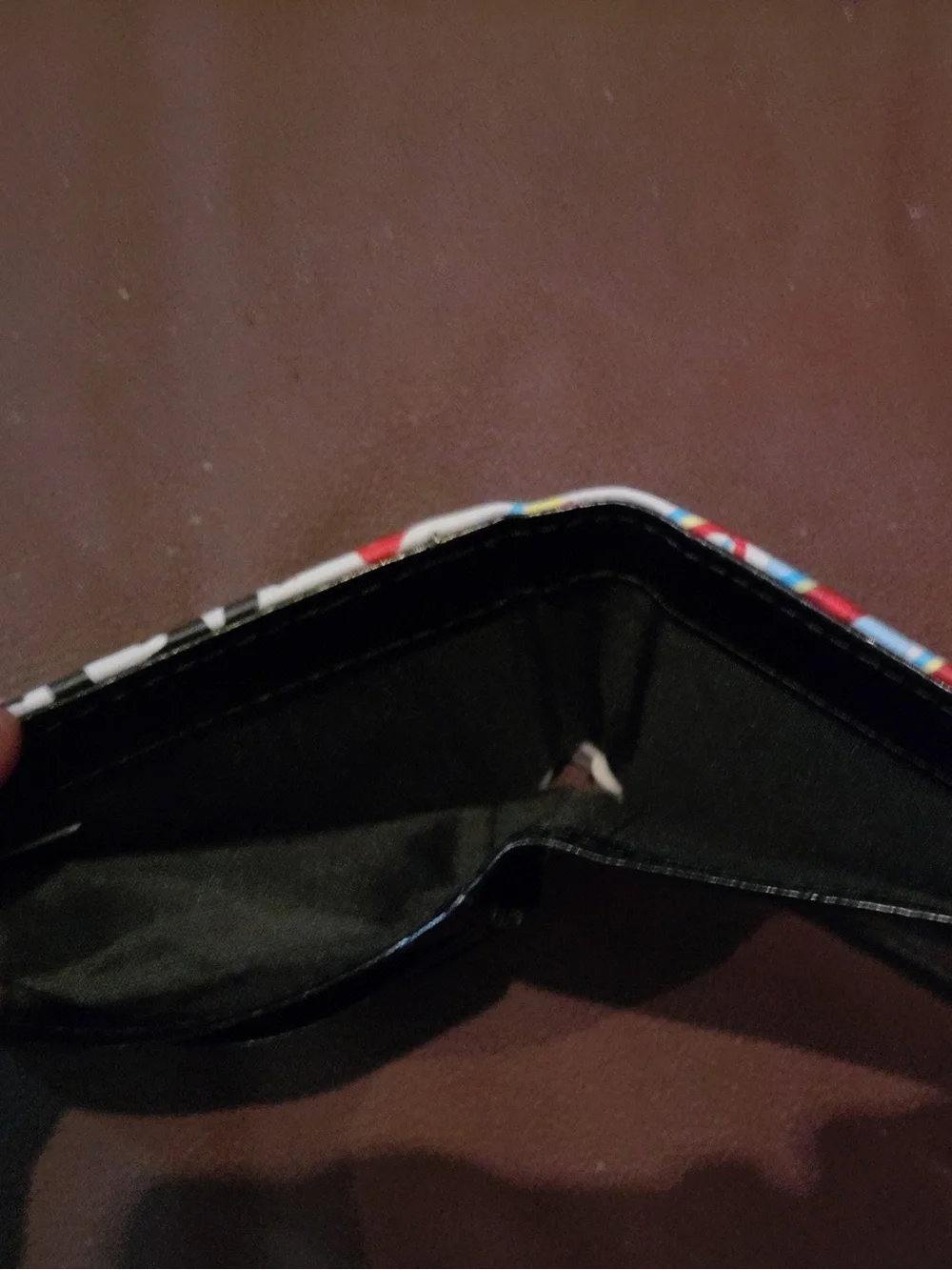 Coca Cola Graphic Red Black White Men's Wallet